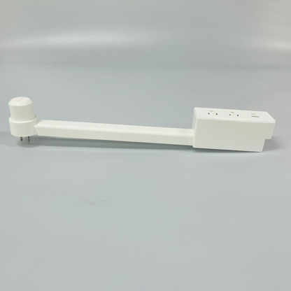 Telescoping and Rotating Outlet Extender with USB and USB C (US Plugs)
