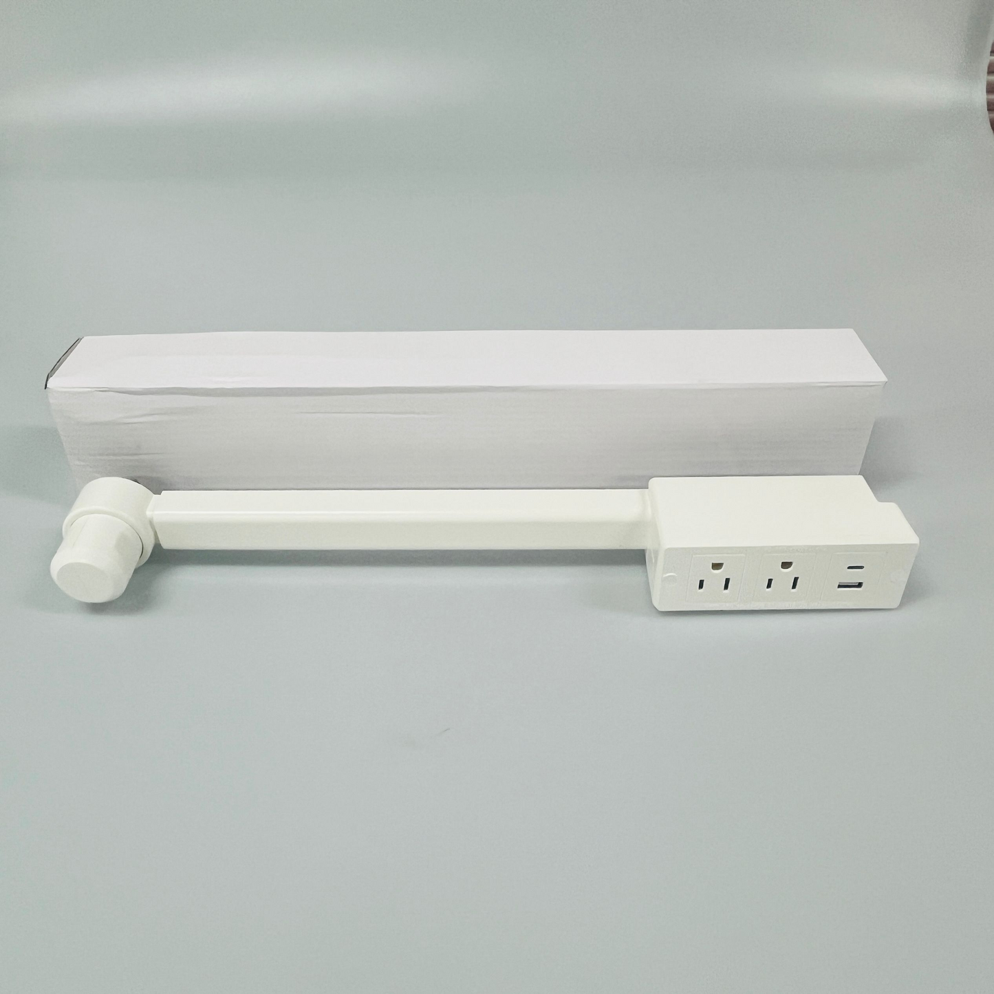 Telescoping and Rotating Outlet Extender with USB and USB C (US Plugs)